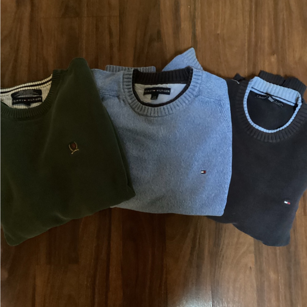 Tommy Hilfinger Crewnecks Set of 3 All size Men’s Large